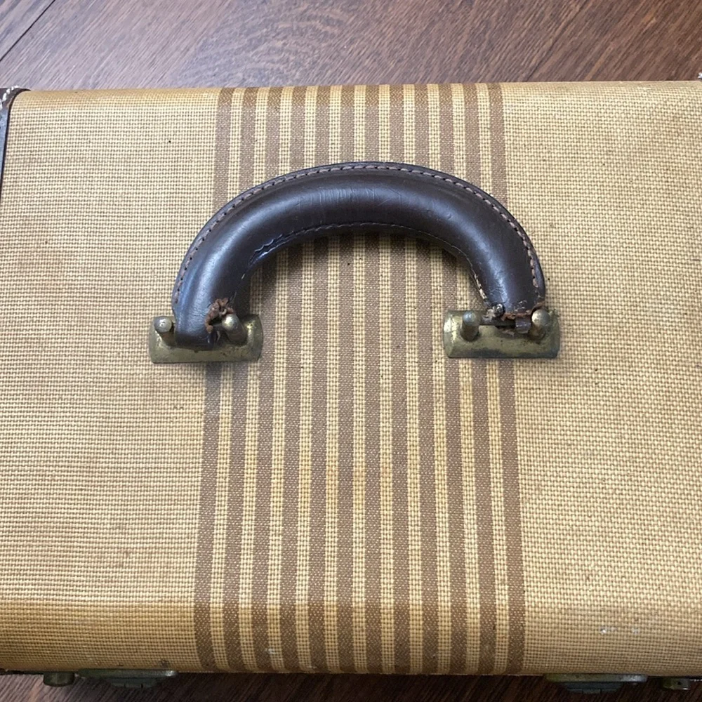 Marshall Fields Antique Train Case Luggage 1940’s?